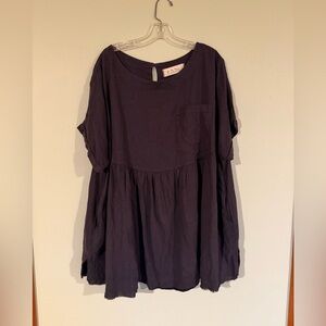 We The Free Dark Grey Tunic Dress
